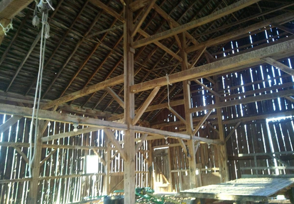 Barn wood interior
