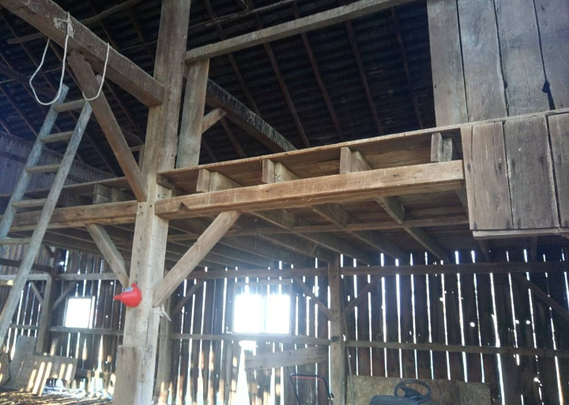 Barn wood interior