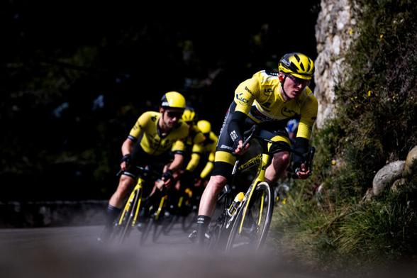 L'Américain Matteo Jorgenson (Team Visma | Lease a Bike) sur la 7e étape de Paris-Nice 2025. - Photo : ASO/Billy Ceusters