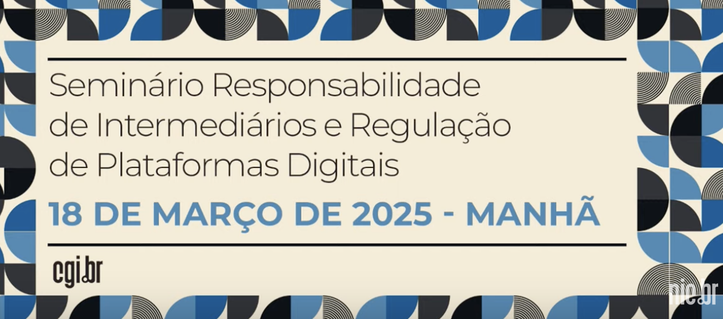 Seminário Responsabilidade de Intermediários e Regulação de Plataformas Digitais - 18 de março de 2025 - Brasília-DF
Serão debatidas as diferenciações entre provedores de aplicações e as possíveis implicações para o regime de responsabilidade aplicável, considerando especialmente a interferência sobre a circulação de conteúdos. O debate se dá a luz das implicações do julgamento do artigo 19 do Marco Civil da Internet sobre os desafios de responsabilizar agentes diversos pela moderação de conteúdos gerados por terceiros.