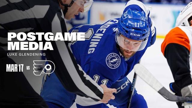 Luke Glendening | Posgame vs. Philadelphia | 3.17.25