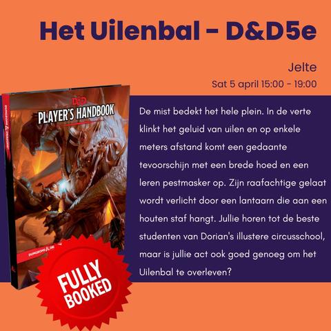 Het Uilenbal - D&D 5e - FULLY BOOKED