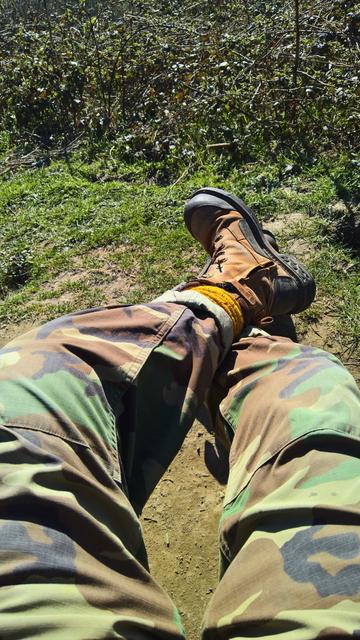 A #Pair of #Legs with #BootsOn... 

#IT's #SnugglySockWeather and #MyLittleBigBuddy is going to #HaveAnAdventure... #Later...