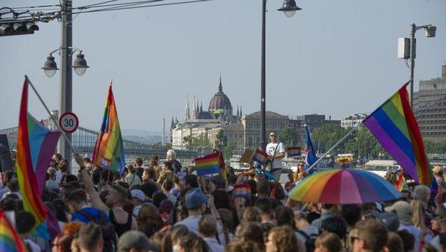 El Pride de Budapest, en una imatge d'arxiu (Europa Press/Contacto/Aleksander Kalka)