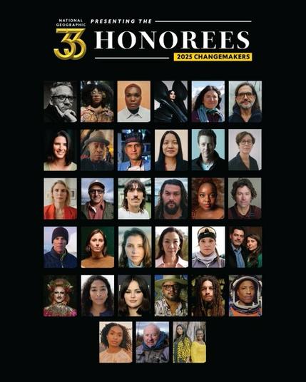 Image of 33 faces of NatGeo 33 honourees