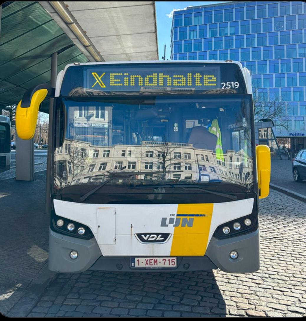 X eindhalte on de lijn bus