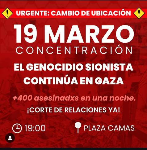 Concentración por Palestina