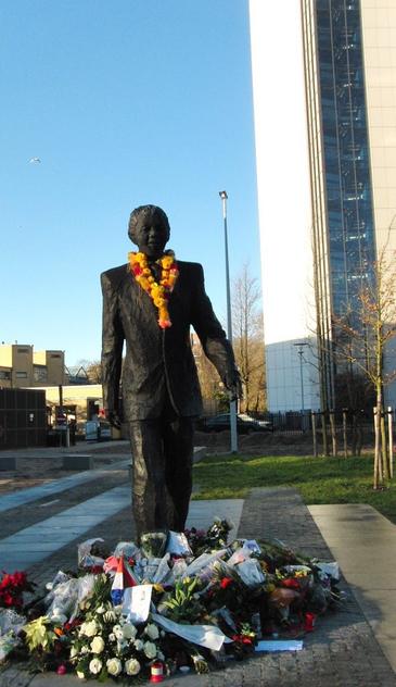 Nelson Mandela, beeld Den Haag, foto 2, Bianca Visser