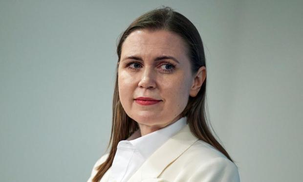 Dovilė Šakalienė, ministra de Defensa de la República de Lituania, el 16 de diciembre de 2024, en una rueda de prensa en Berlín (Alemania). (Jörg Carstensen / picture alliance via Getty Images)
