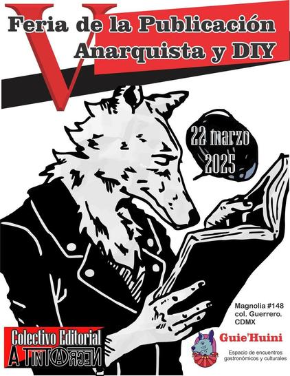Promo de ka V Feria de la publicación anarquista y DIY