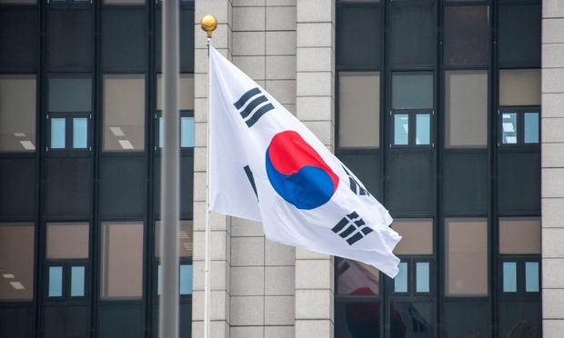 Bandera de Corea del Sur en Seúl, en una imagen de archivo. (Sergio Amiti)
