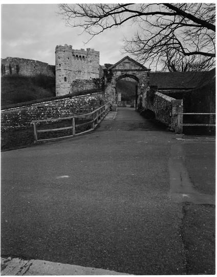 Carisbrooke castle, hasty photo on the monorail Toyo