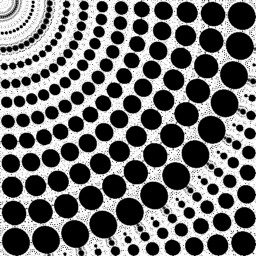 Skewed grey scale version of the HAKMEM 149 structure.