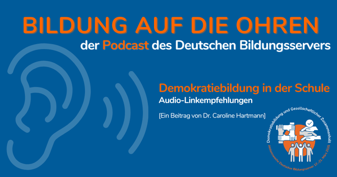 Sharepic zu den Audio-Linkempfehlungen