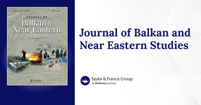 Illustrative image featuring a cover of the Journal of Balkan and Near Eastern Studies