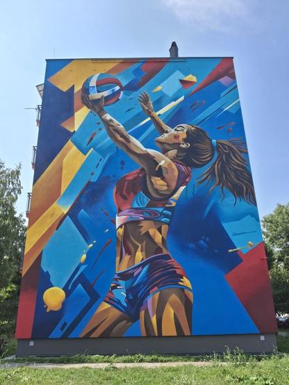 Artwork by Michał Skowron in Sosnowiec, Poland