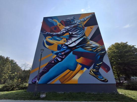 Artwork by Michał Skowron in Sosnowiec, Poland