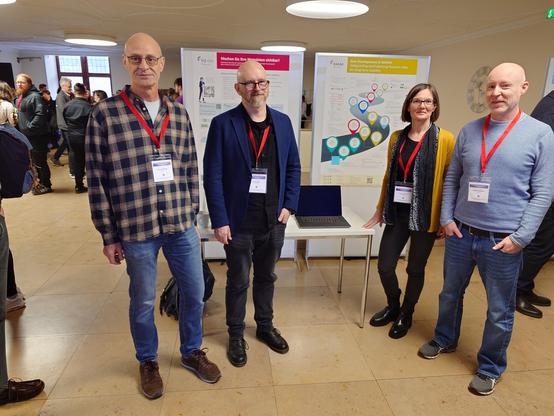 The Radar Team during a coffee break