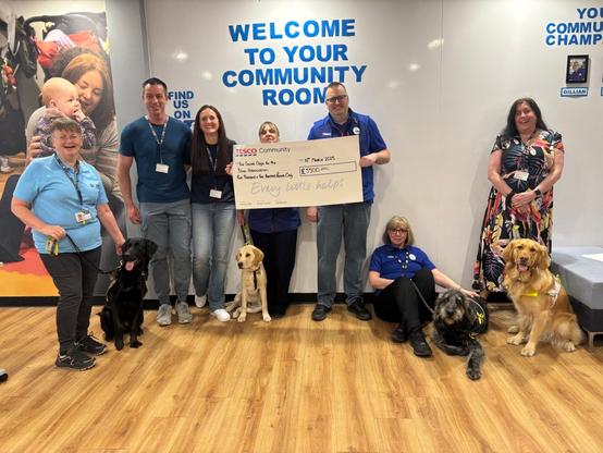 Llansalmlet Tesco Guide Dogs