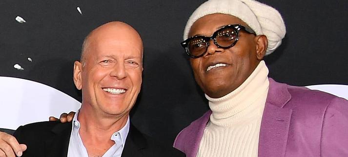 Charlayne Woodard, Spencer Treat Clark, James McAvoy, Anya Taylor-Joy, Sarah Paulson, M. Night Shyamalan, Bruce Willis y Samuel L. Jackson en la premiere de 'Glass'. / Dia Dipasupil/WireImage / Dia Dipasupil