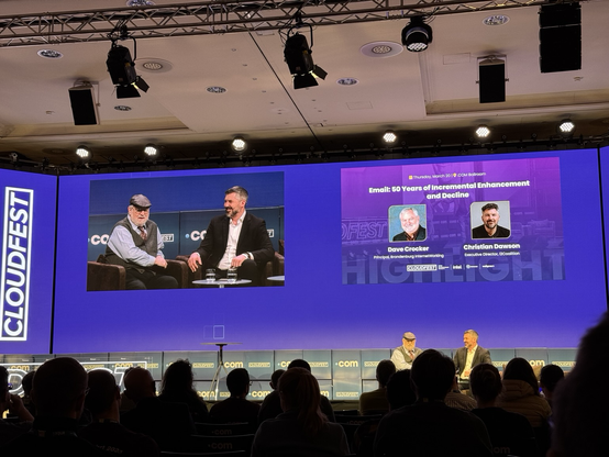 CloudFest Panel 2025 with Dave Crocker (one of the SMTP Creators)