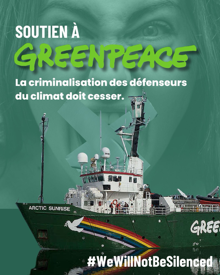Soutien à Greenpeace