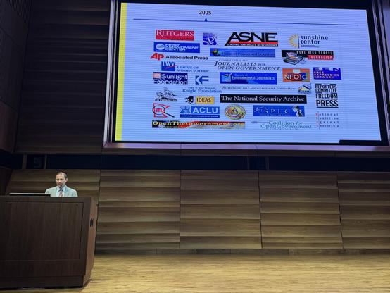 All of the Sunshine Week sponsors from peak open