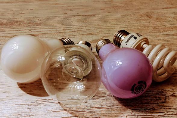 Various lightbulbs