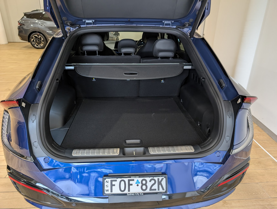 Ample boot space in rear of EV6