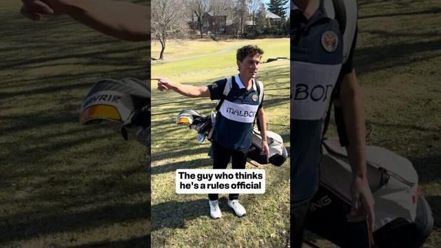 The Golfer that thinks he’s a Rules Official pt.4