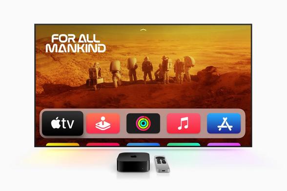A 2022 Apple TV 4K and Siri Remote are shown.