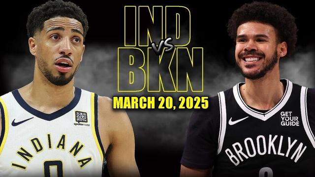 Indiana Pacers vs Brooklyn Nets Full Game Highlights - March 20, 2025 | NBA Regular Season
