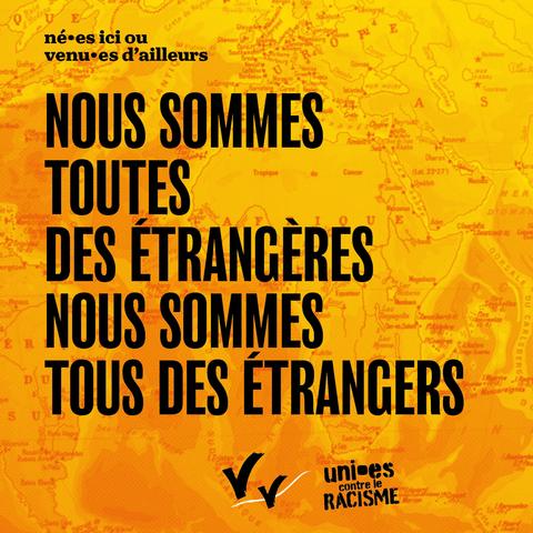 Nous sommes toutes des étrangères, nous sommes tous des étrangers