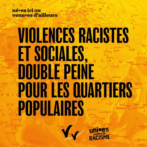 Violences racistes et sociales, double peine pour les quartiers populaires