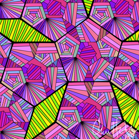 Tessellation of pentagons and triangles