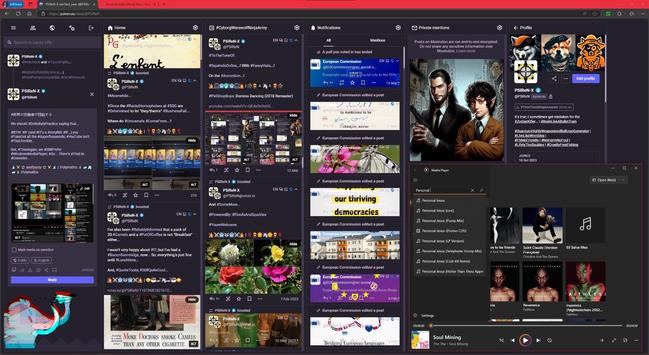 #PSiReN.eu #AdvancedWebInterface v4.3.4+glitch with/without #CollapsedToots, which are #StillQuiteCool... Whether you #LikeIT... #OrNot...