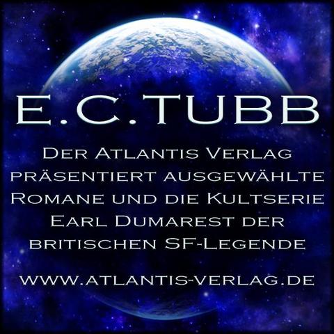 Infotext zu E. C. Tubb vor dem Planeten Erde.