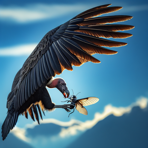 Meet the Crypto Condor. She likes bugs.