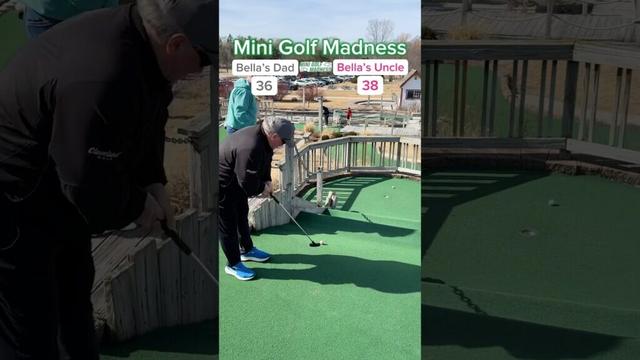 Mini Golf Madness Round 1 | 2. Bella’s Dad vs 7. Bella’s Uncle (Hole 14) #minigolf