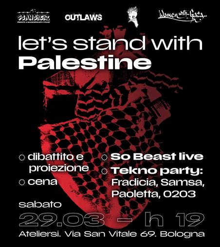 Let's stand with Palestine