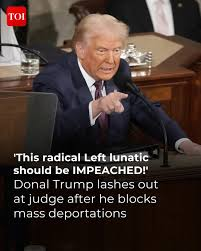 Downs Syndrome prez [ashes out

at judge after he blocks

rmass deportations