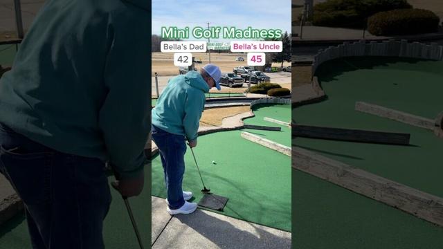 Mini Golf Madness Round 1 | 2. Bella’s Dad vs 7. Bella’s Uncle (Hole 17) #minigolf