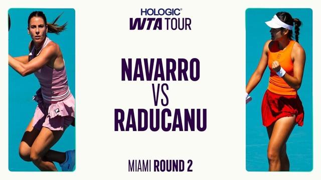 Emma Navarro vs. Emma Raducanu | 2025 Second Round Miami | WTA Match Highlights