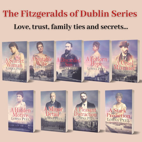 Escape to 19th-century Ireland with The Fitzgeralds of Dublin Series.