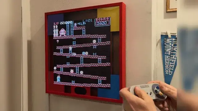 Wall Decor Retro Gaming Raspberry Pi Project
