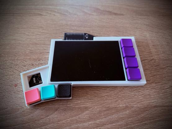 The TPAD47 Prototype with a white case