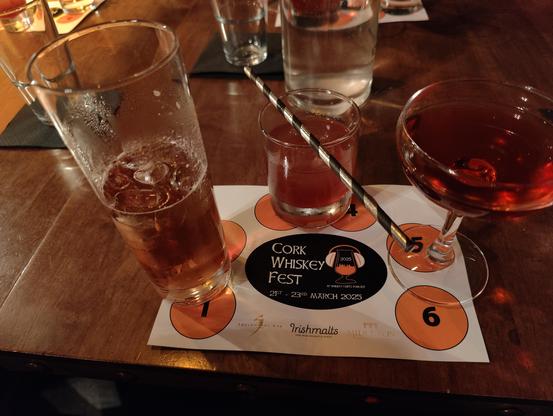 3 cocktails made with very old (21+ years) Bushmills single malt