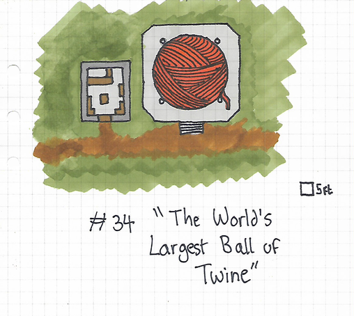 Hand-drawn TTRPG dungeon map.
