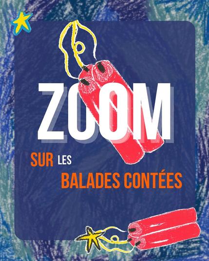 affiche avec trois gros pétards rouges allumés sur fond bleu. quelques étoiles aussi