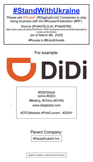 Logo and company information for DiDi Global (Beijing, China).